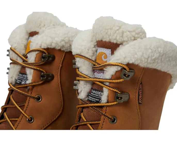 Зимние ботинки Carhartt Pellston высотой 8 дюймов с утеплителем и водонепроницаемой мембраной