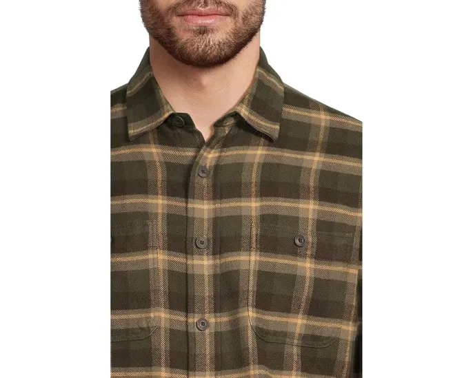 Фланелевая рубашка Faherty Heirloom Portuguese из органического хлопка