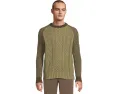 L.L.Bean Хлопковый свитер Fisherman с воротником-поло и цветными блоками в облегающем крое