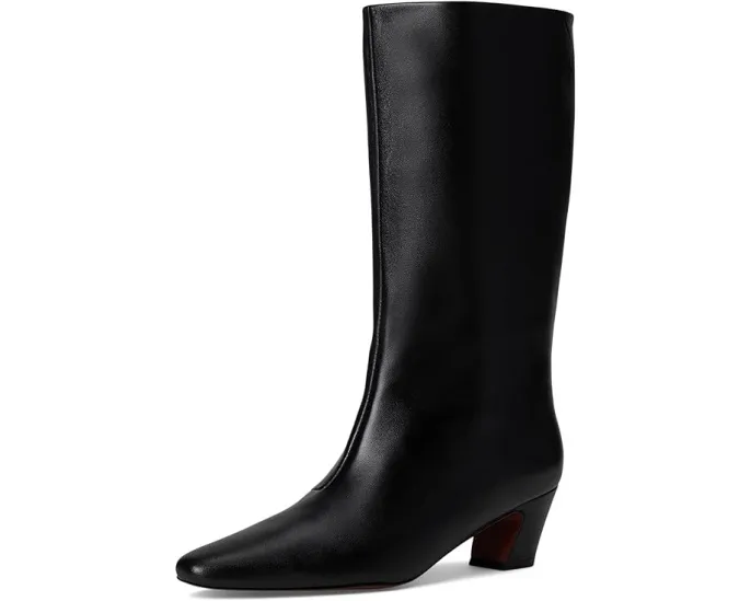 Ботинки Cleo Kicked Heel Calf Boots до икры на каблуке из спилка Loeffler Randall