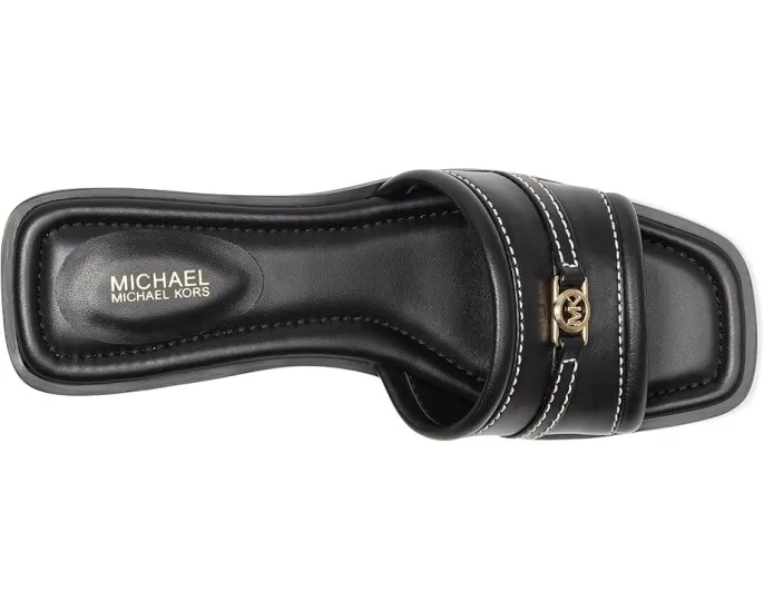 Сланцы Mandy Slide Sandal MICHAEL Michael Kors с декоративным элементом MK
