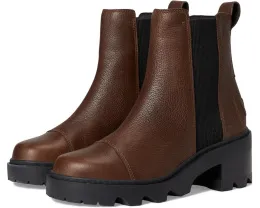 Ботинки SOREL Joan Now Chelsea из замши на массивном каблуке