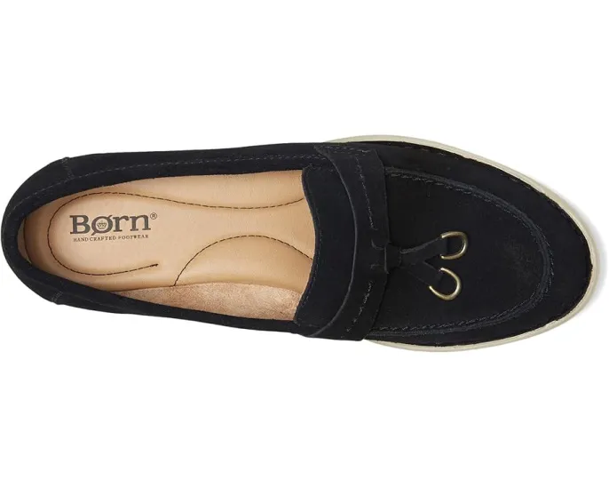 Мокасины Born Mika из мягкой замши с кисточками и стелькой для комфорта