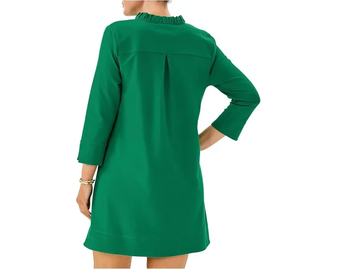 Платье Lilly Pulitzer Knightley с воротником стойкой и длинными рукавами