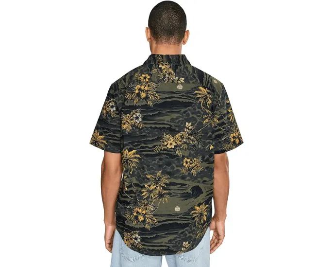 Quiksilver Рубашка Sundown Classic Woven с принтом из хлопкового поплина