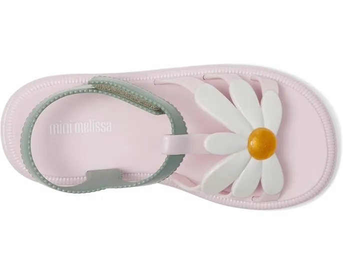 Детские сандалии Mini Melissa Hip Bloomy с цветочным декором и липучкой