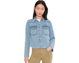 Рубашка KUT from the Kloth Posey с длинным рукавом и бахромой