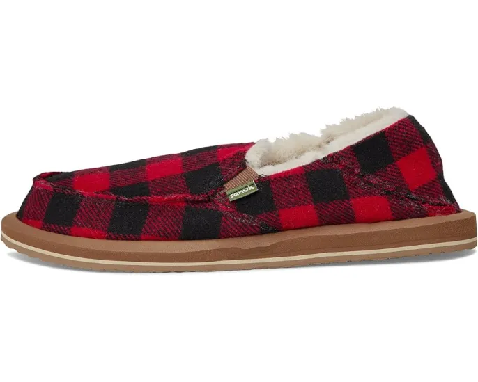 Лоферы Donna Buffalo Chill с контурной стелькой и подкладкой из искусственной овчины Sanuk