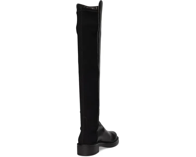 Ботинки Stuart Weitzman 5050 Celia из замши с квадратным каблуком