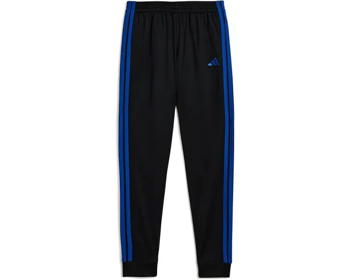 Adidas детские спортивные штаны 3-Stripe Tricot для больших детей в черном и синем цветах