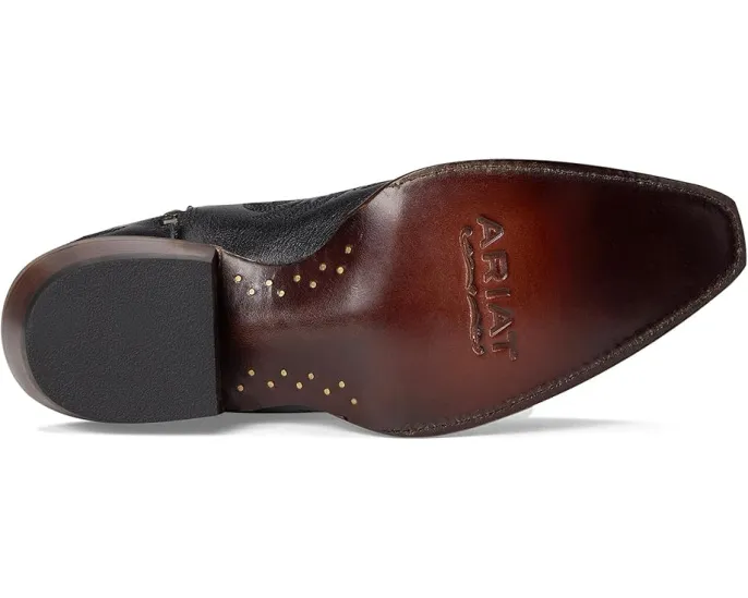 Ковбойские сапоги Cate с боковой молнией и пятирядной строчкой