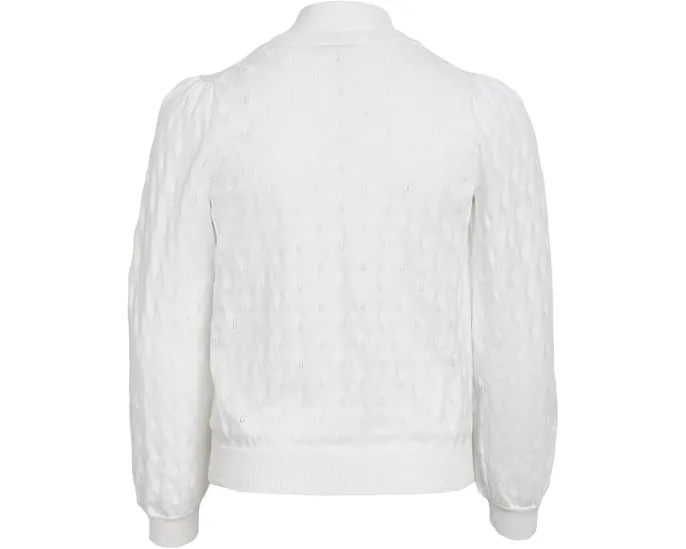 Кардиган Janie and Jack Pointelle с ажурной вязкой для девочек