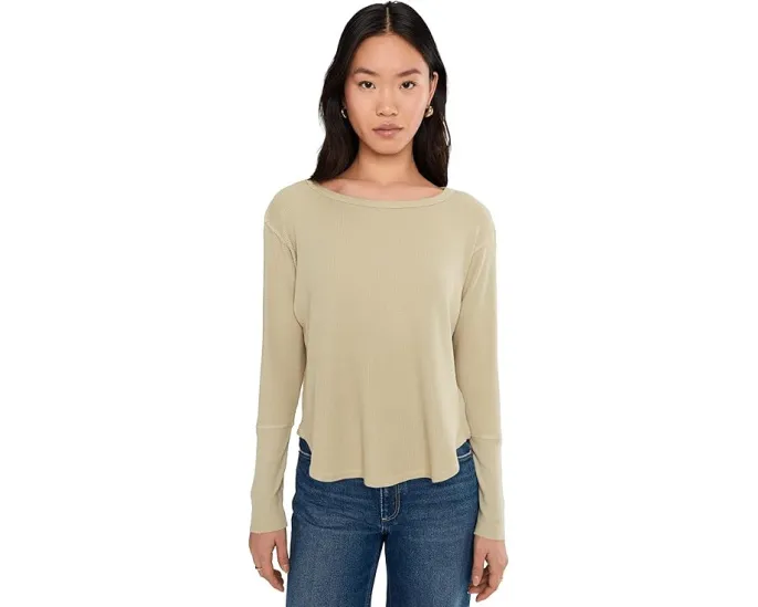 Оверсайз топ с длинным рукавом и опущенной проймой Mod-o-doc