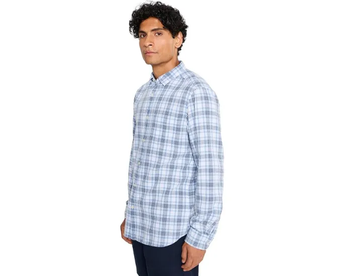 Рубашка Vineyard Vines Sandstone Plaid Island Cotton из хлопка в клетку