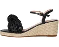 Kate Spade New York сандалии Leandra Raffia на танкетке с регулируемым ремешком