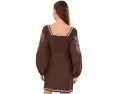 Adrianna Papell Embroidered Dress платье с вышивкой для мероприятий