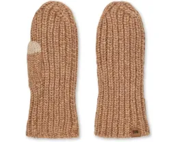 Вязаные варежки UGG Chunky Rib из мягкой смесовой пряжи