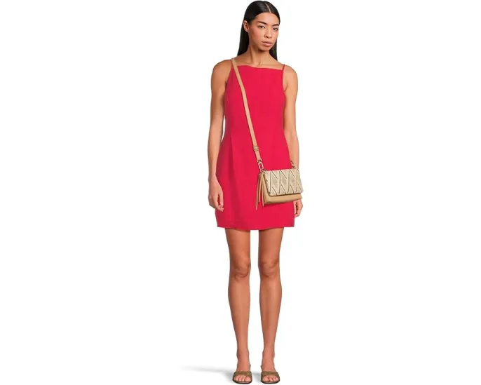 Кожаная сумка через плечо HOBO Darcy Double с дизайном под змею