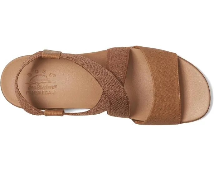 Веганские сандалии BOBS from SKECHERS Desert Kiss Low на переплетающихся ремешках