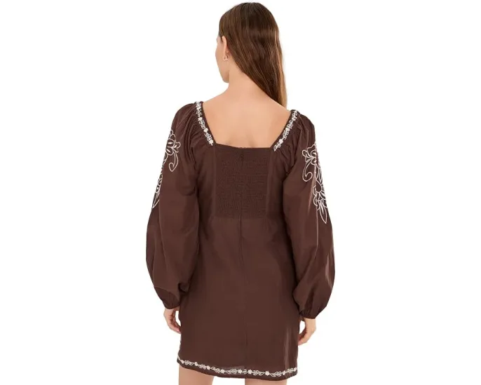 Adrianna Papell Embroidered Dress платье с вышивкой для мероприятий