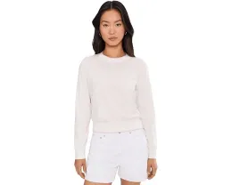 Свитер Lilla P Picot Edge с контрастной отделкой и круглым вырезом