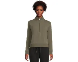 Полузипованный свитер Cloud от TravisMathew с расслабленным кроем и ребристыми манжетами