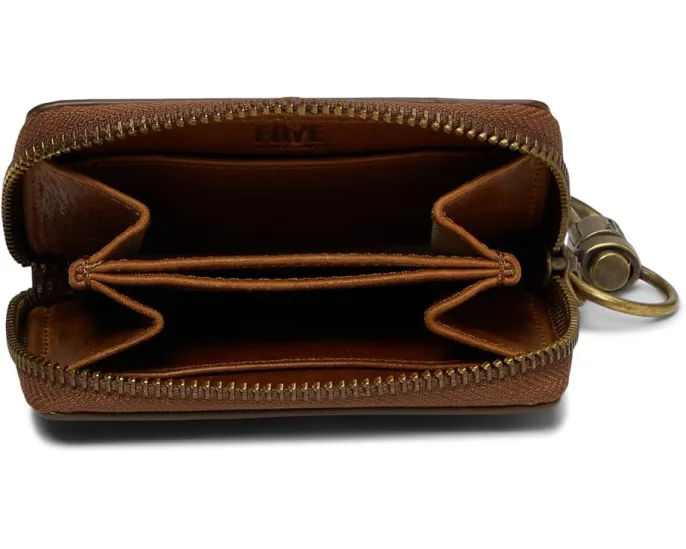 Мини-кошелек Frye Melissa Small Clip из промасленной кожи с тремя слотами
