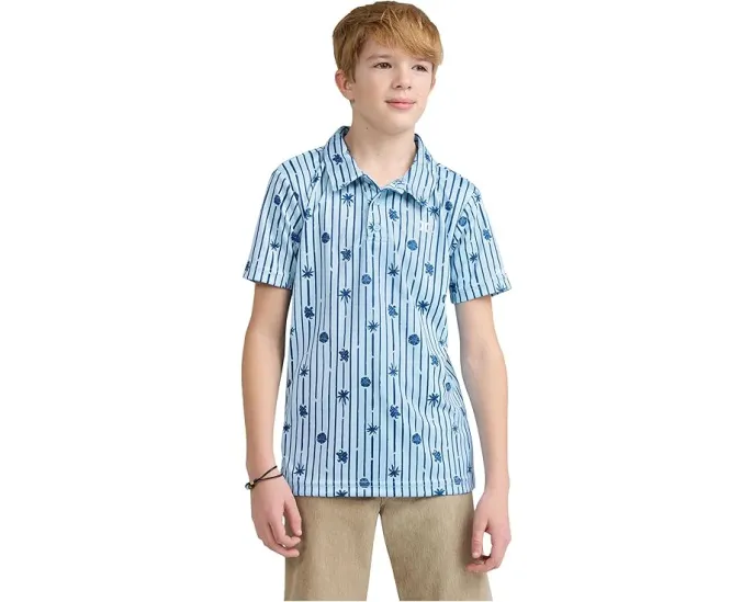 Поло Hurley Kids Printed Belmont Polo с технологией H20-Dri для отвода влаги