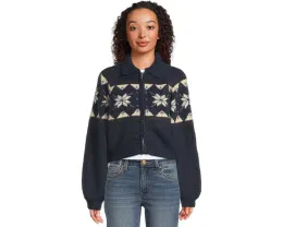 Толстовка Screen Time с узором фэр-айл и молнией спереди от Blank NYC