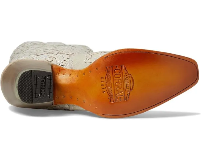 Сапоги Corral C4050 с блестками и вышивкой до середины икры