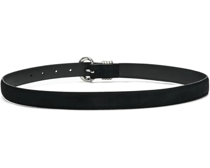 Ремень Madewell Suede Inez из замши и кожи с позолоченной фурнитурой