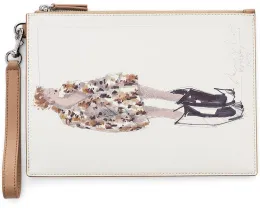Клатч на запястье Marc Jacobs The Runway Illustration с принтом