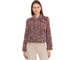 Куртка с молнией и бахромой Zip Jacket w/ Fringe Liverpool Los Angeles красная