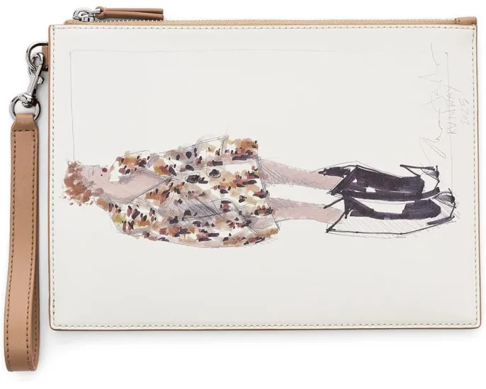 Клатч на запястье Marc Jacobs The Runway Illustration с принтом
