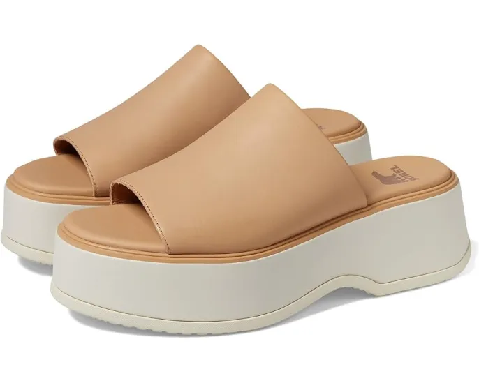 Сандалии SOREL Dayspring™ Slide на платформе с мягким верхом из кожи