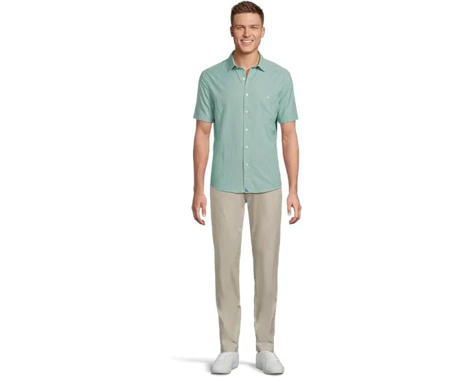 Рубашка UNTUCKit Performance Short Sleeve Forbes Seersucker с отводом влаги