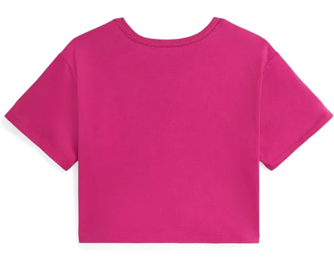 Объемная футболка Polo Team из хлопкового джерси для старших детей Polo Ralph Lauren