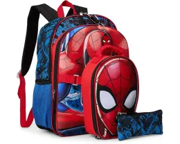 BIOWORLD Kids Рюкзак Spider-Man с ланчбоксом и пеналом