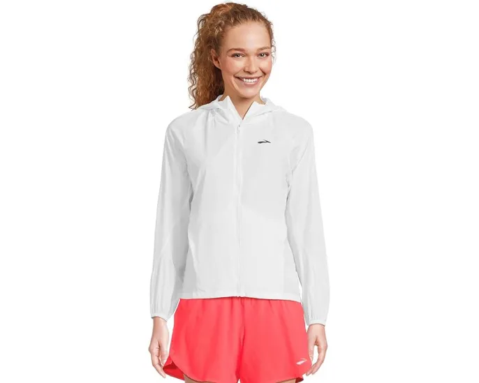 Складная куртка Brooks Canopy Packable Jacket с экологичным водоотталкивающим покрытием