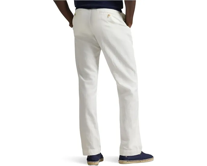 Штаны классического кроя Bedford из льна с хлопком Polo Ralph Lauren