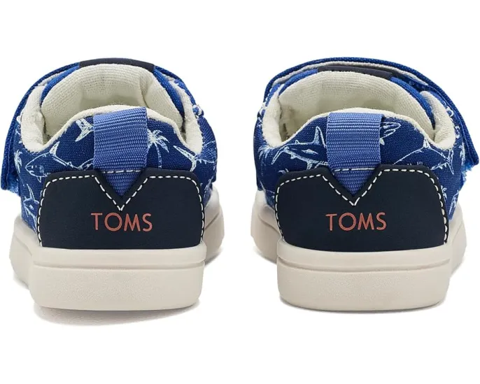 Кроссовки TOMS Cruz Double Strap с принтом акулы голубые