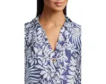 Lilly Pulitzer платье-рубашка с длинным рукавом и цветочным принтом