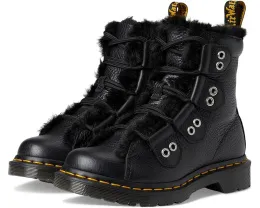 Ботинки Dr. Martens 1460 Lace To Toe с меховой подкладкой и шнуровкой