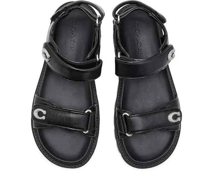 Сандалии COACH Brynn Leather кожаные с ремешками