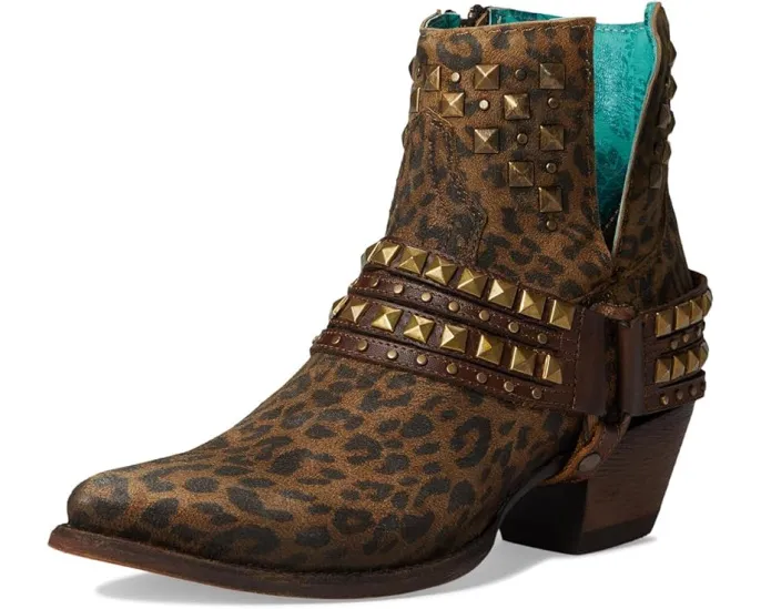 Corral Boots ботинки Z2027 с принтом леопард и молнией