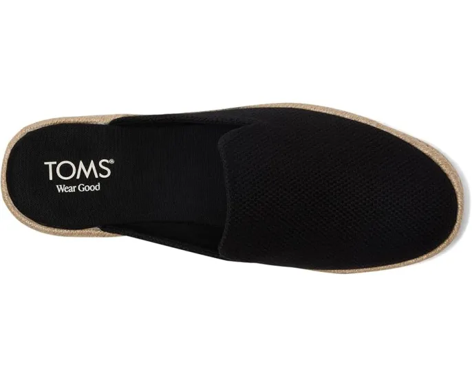 Мюли TOMS Santiago на платформе с круглым носком и веревочной отделкой