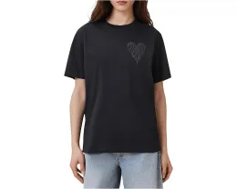 Футболка AllSaints Poster Bf Tee с графическим принтом на груди и спине
