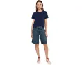 Jackie Raw Edge Crew Neck Tee