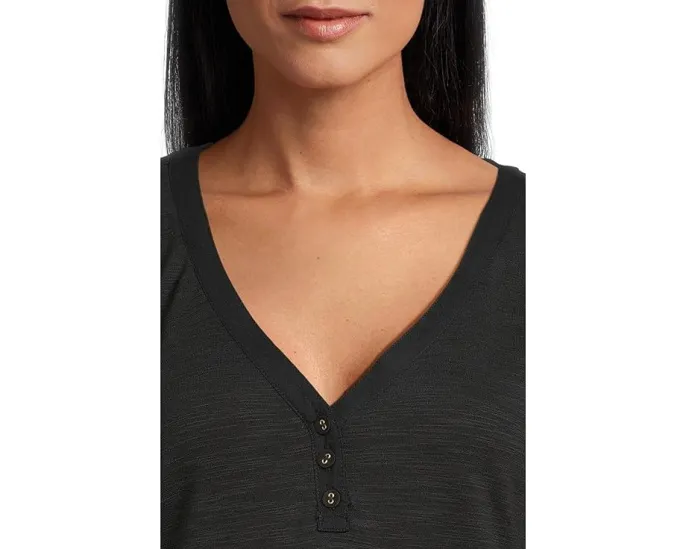 Топ Tommy Bahama Ashby Isles с буфами и планкой на пуговицах