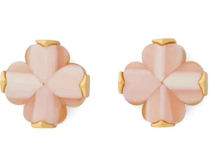 Серьги-гвоздики Kate Spade New York Spade Flower с цирконием в виде цветка